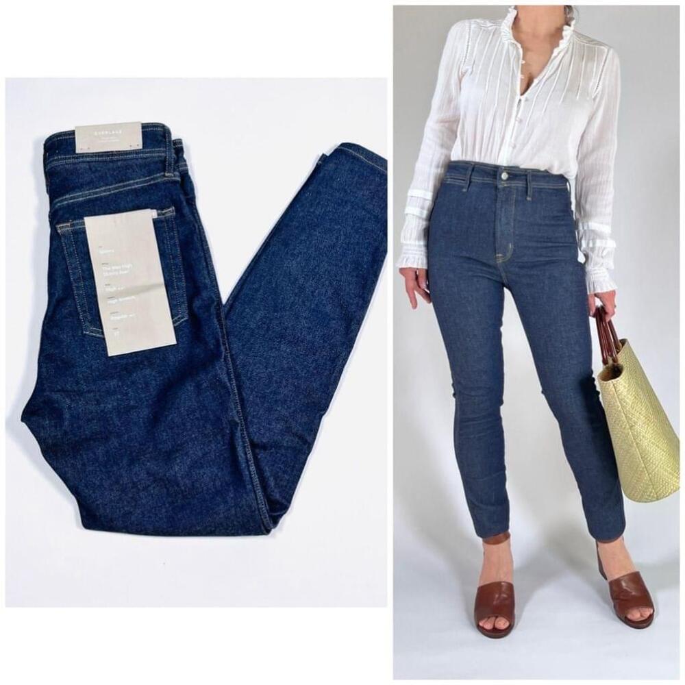 NEW! Everlane The Way-High Skinny Jean in Blue Size 27 Regular